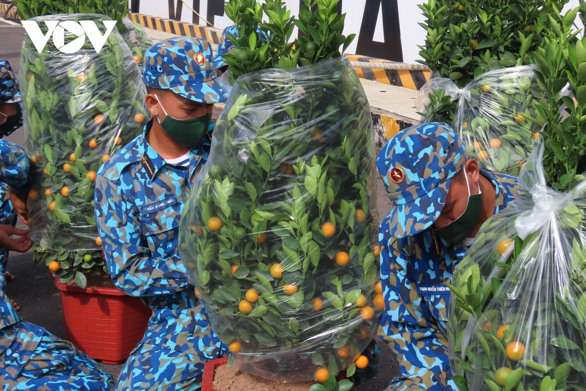 Mang Xuân sớm đến với đảo xa