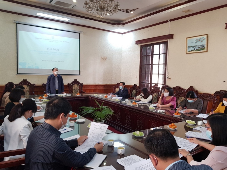 Tọa đàm chuẩn bị tổ chức Phiên họp lần thứ nhất của Hội đồng phối hợp phổ biến, giáo dục pháp luật trung ương do Phó Thủ tướng Thường trực Chính phủ làm Chủ tịch Hội đồng