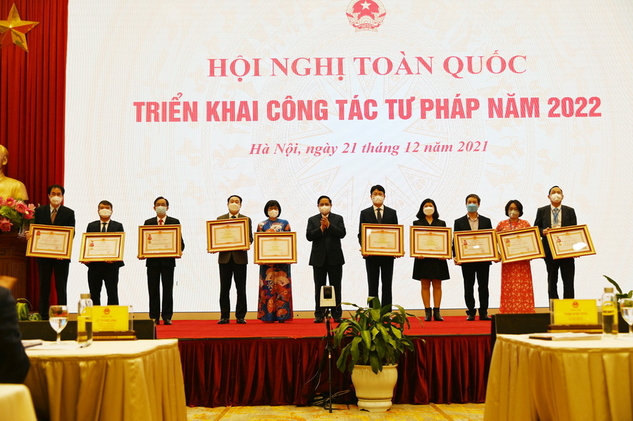 Công bố 10 sự kiện nổi bật năm 2021 của Ngành Tư pháp